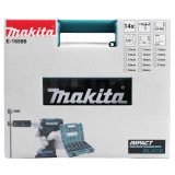 Coffret 14 douilles longues Makita E-16586 IMPACT BLACK - carré 1/2 pouce - 81,5 mm