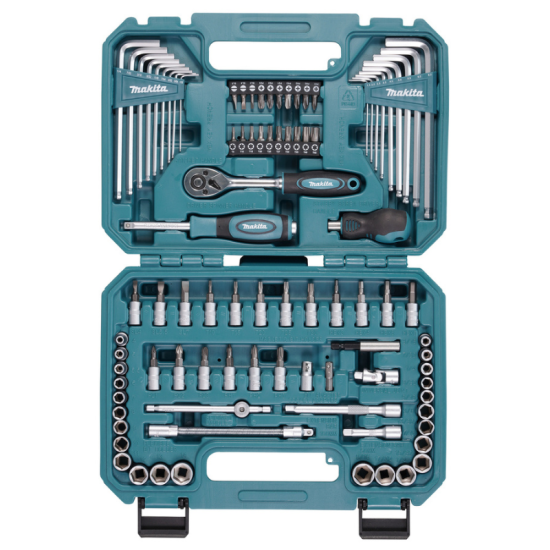 Coffret renforcé 91 accessoires Makita E-15752 - embouts, douilles, cliquet et clés