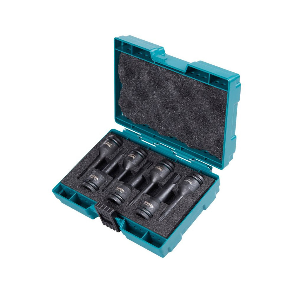 Jeu de 7 douilles Torx carré 1/2"" Makita E-23628