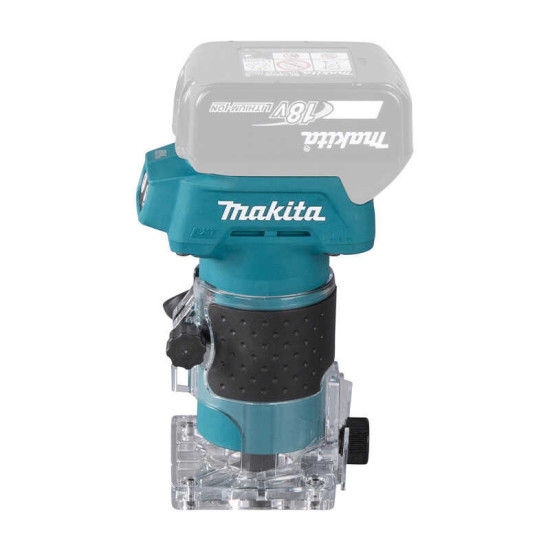Affleureuse sans fil Makita DRT52Z - 18V LXT - pince 6 mm - 30 000 min-1 - machine nue