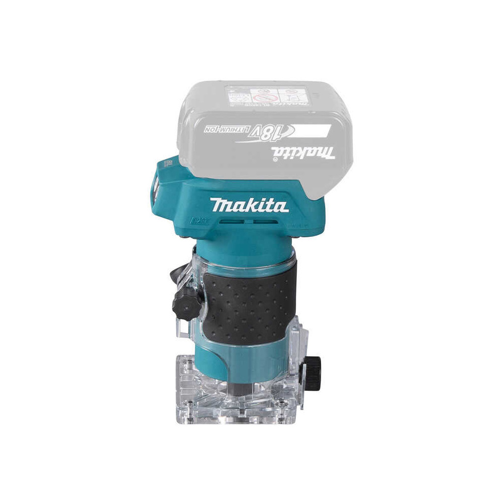 Affleureuse sans fil Makita DRT52Z - 18V LXT - pince 6 mm - 30 000 min-1 - machine nue