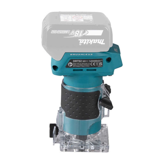 Affleureuse sans fil Makita DRT52Z - 18V LXT - pince 6 mm - 30 000 min-1 - machine nue