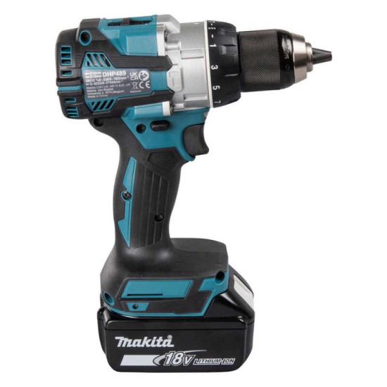 Perceuse visseuse à percussion sans fil Makita DHP489RTJ - 18V LXT - 73 Nm - 2 batteries 5,0 Ah + chargeur - MAKPAC