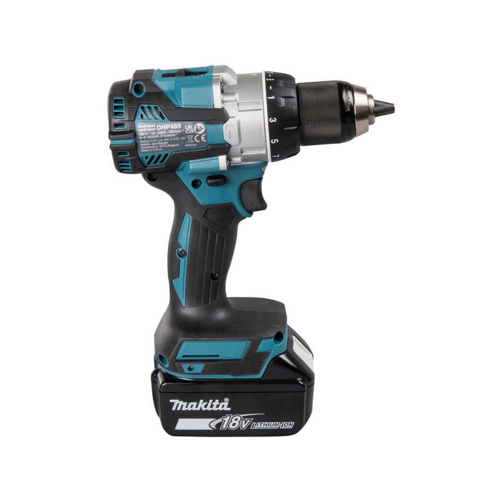 Perceuse visseuse à percussion sans fil Makita DHP489RTJ - 18V LXT - 73 Nm - 2 batteries 5,0 Ah + chargeur - MAKPAC
