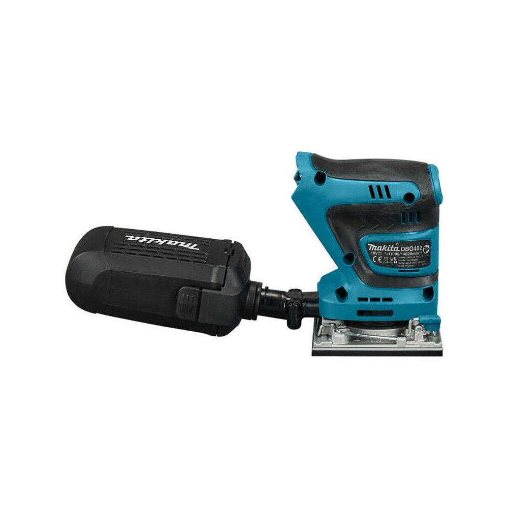 Ponceuse de finition sans fil Makita DBO482Z - 18V LXT - patin 112 x 102 mm - machine nue