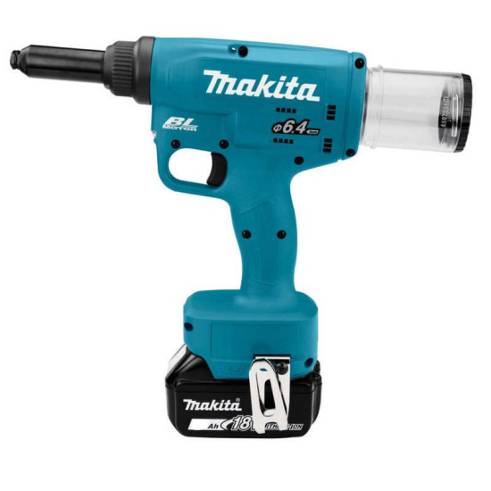 Riveteuse sans fil Makita DRV250RFJ - 18V LXT - brushless - 2 batteries 3,0 Ah + chargeur - coffret