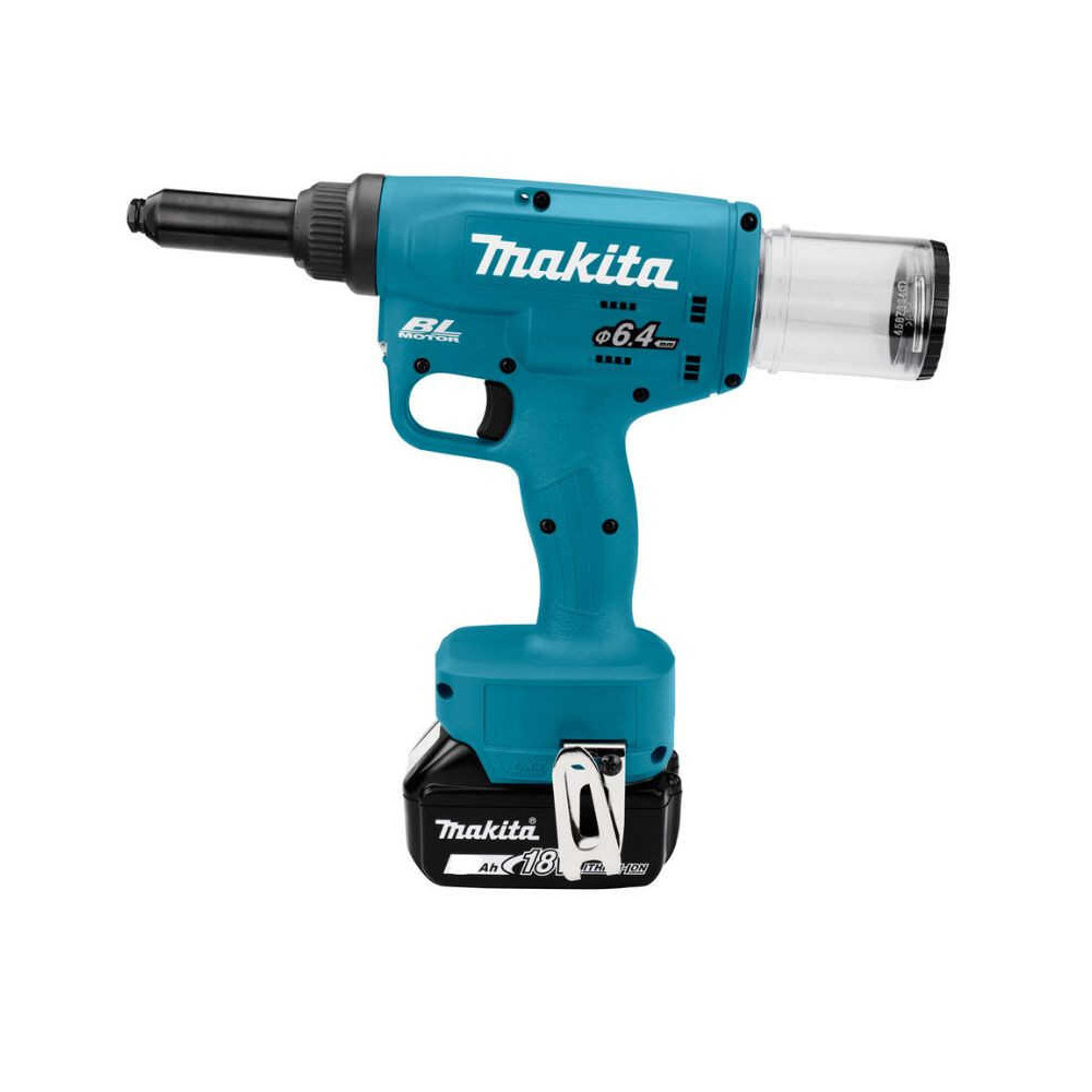 Riveteuse sans fil Makita DRV250RFJ - 18V LXT - brushless - 2 batteries 3,0 Ah + chargeur - coffret