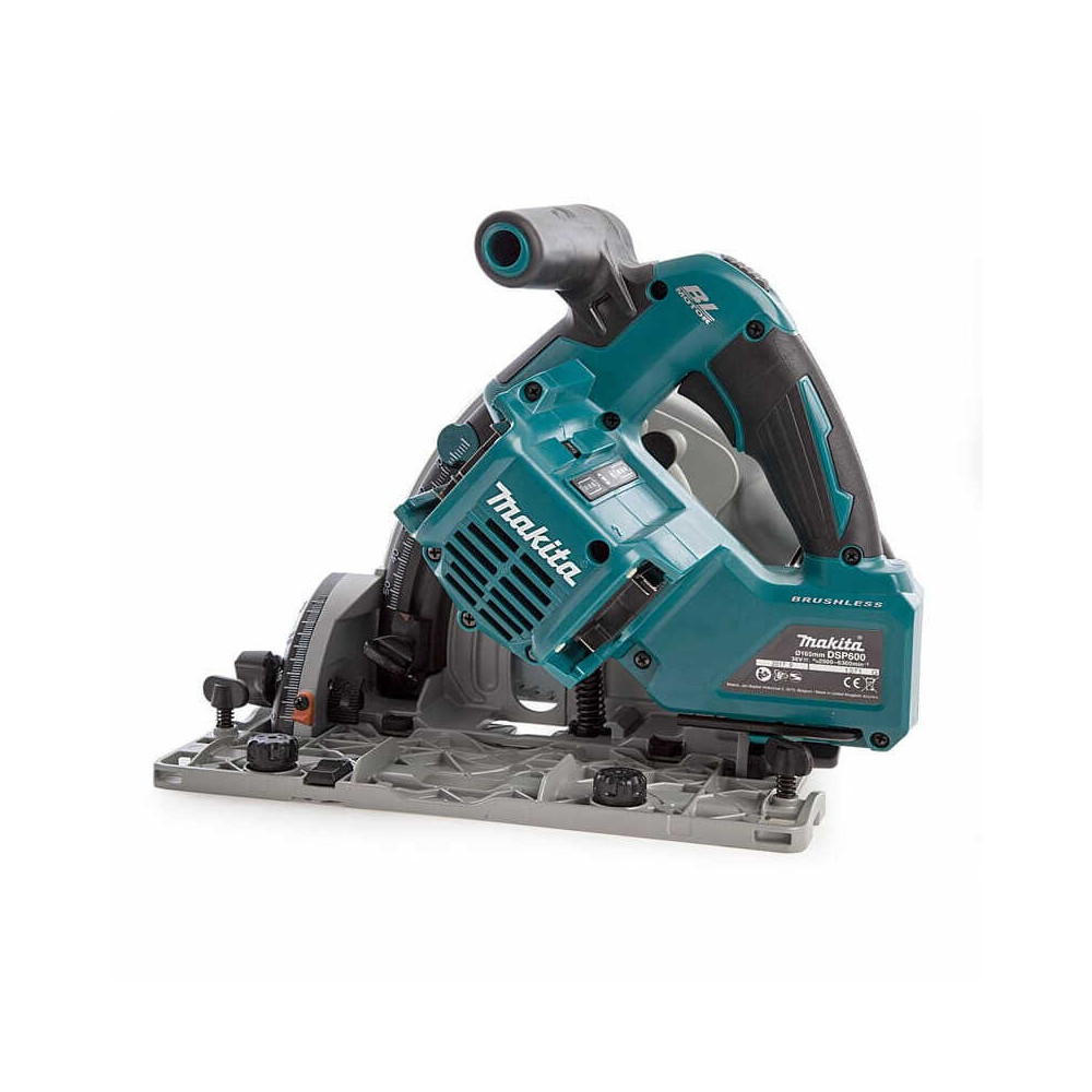 Scie circulaire plongeante sans fil Makita DSP601PT2JU - 36V LXT - Ø165 mm - 2 batteries 5,0 Ah + chargeur double - 2 Makpac