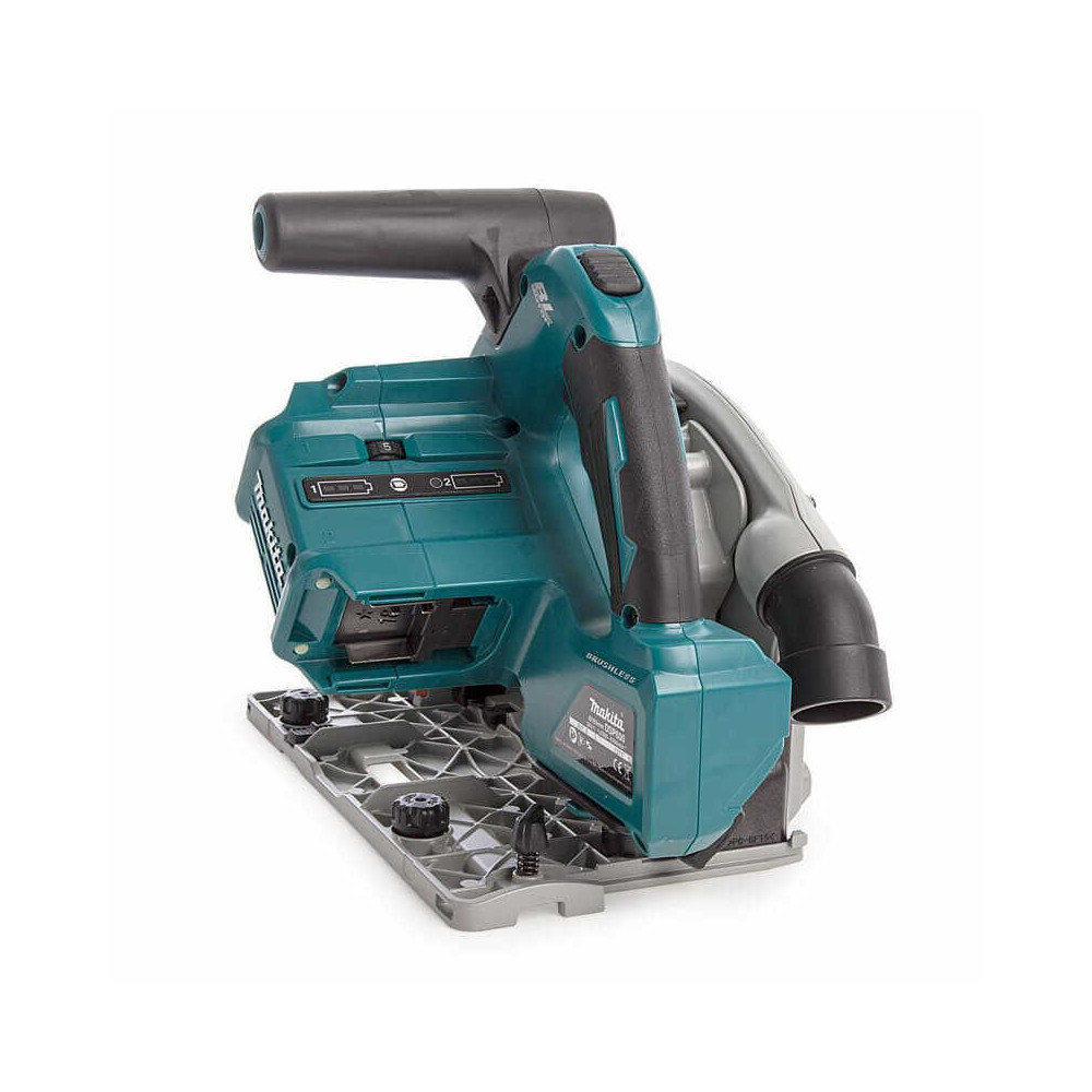 Scie circulaire plongeante sans fil Makita DSP601PT2JU - 36V LXT - Ø165 mm - 2 batteries 5,0 Ah + chargeur double - 2 Makpac