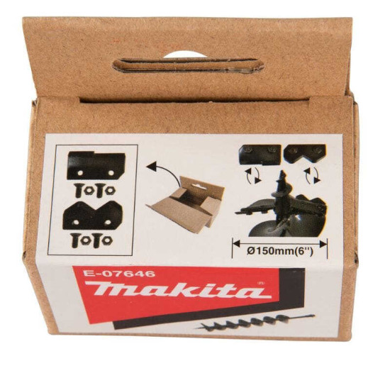 Lame de rechange pour mèche de tarière 150 mm Makita E-07646