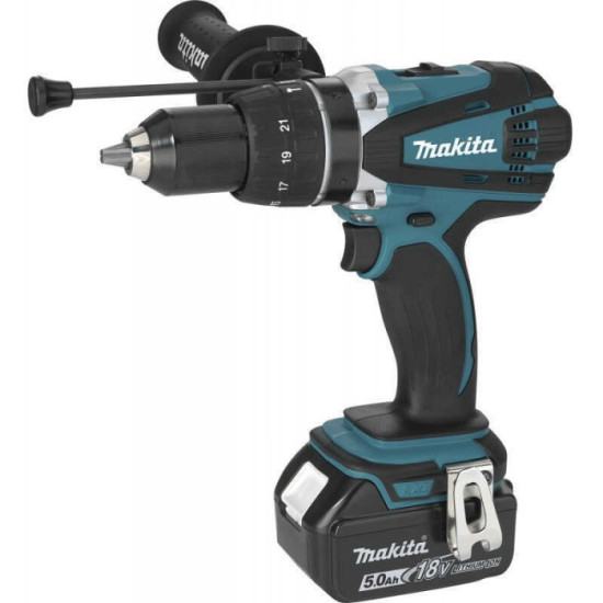 Perceuse à percussion Makita DHP458RTJ 2x5,0 Ah