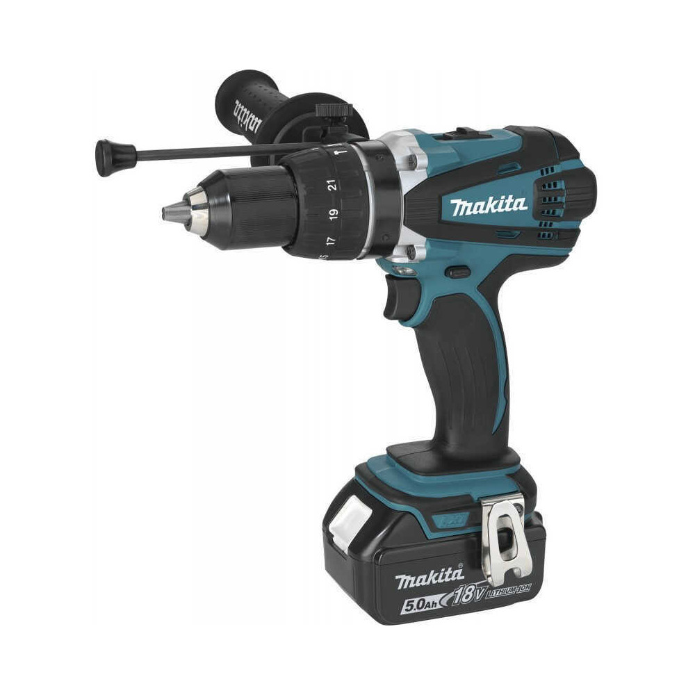 Perceuse à percussion Makita DHP458RTJ 2x5,0 Ah