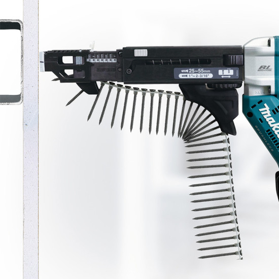 Visseuse automatique à bande sans fil Makita DFR552Z - 18V LXT - vis 25 - 55 mm - machine nue