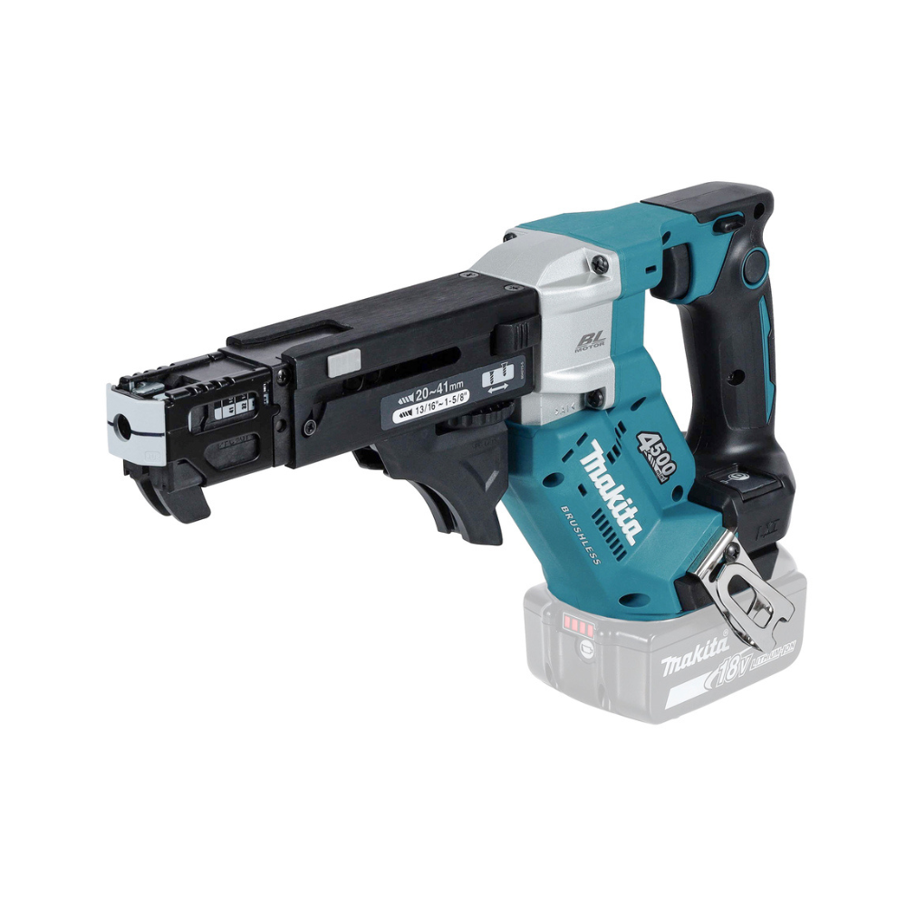 Visseuse automatique à bande sans fil Makita DFR453ZJ - 18V LXT - vis 20 - 41 mm - machine nue - coffret