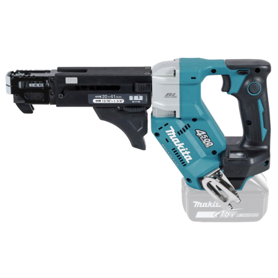 Visseuse automatique à bande sans fil Makita DFR453ZJ - 18V LXT - vis 20 - 41 mm - machine nue - coffret