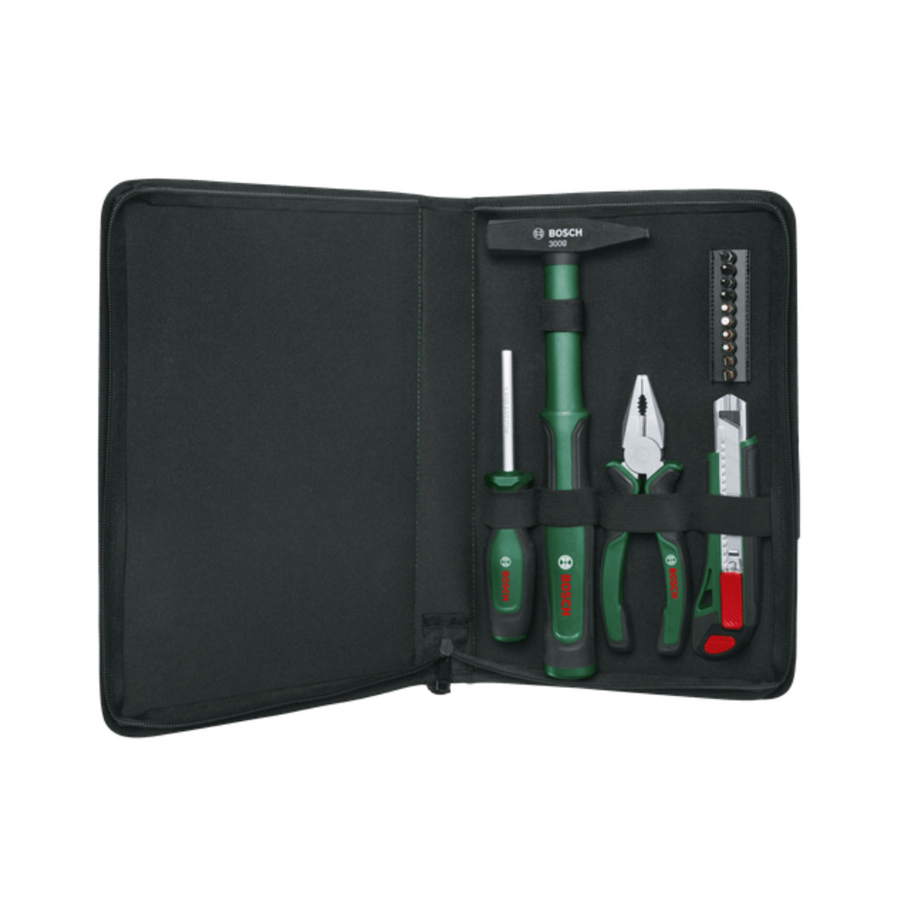 Kit d'outils à main Bosch Easy Starter 1600A02BY3 - 14 pièces - sac zippé