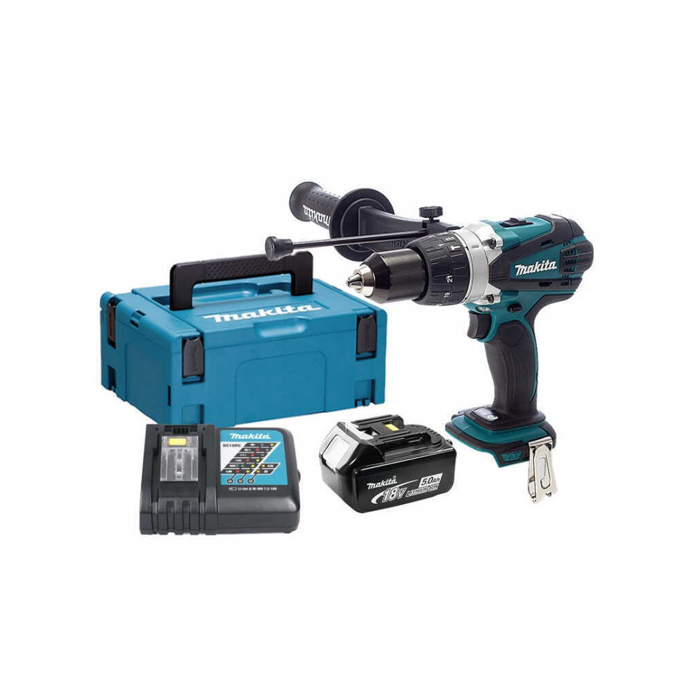 Perceuse à percussion Makita DHP458RT1J 1x5,0 Ah