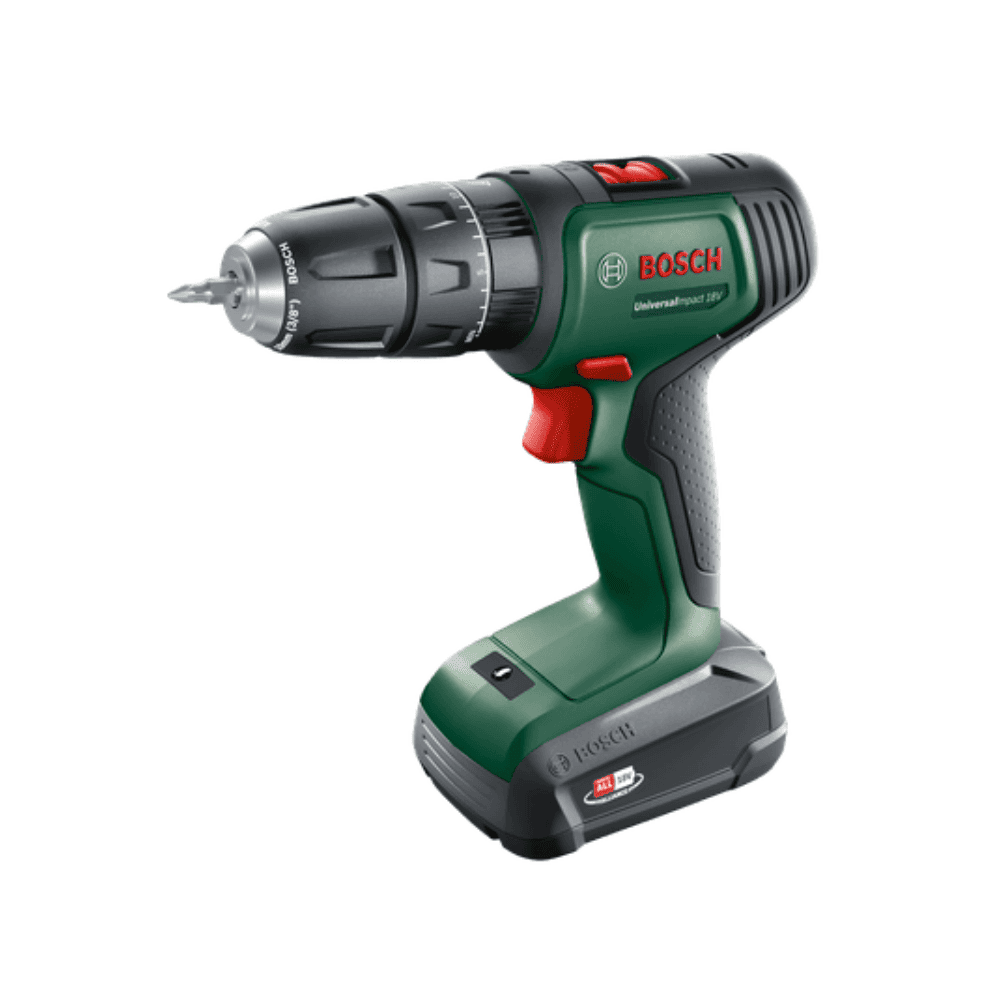 Perceuse à percussion sans fil Bosch 06039D4101 UniversalImpact 18V - 1 batterie 1,5 Ah - coffret