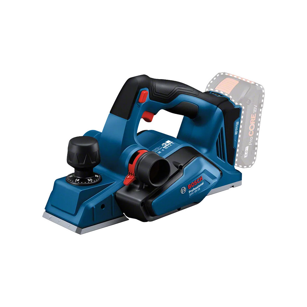 Rabot sans fil Bosch 06015B5001 GHO 18V-26 - 18V - 13 600 tr/min