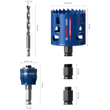 Kit scie-trépan Bosch EXPERT 2608900450 - Ø68 mm - boîtiers électriques