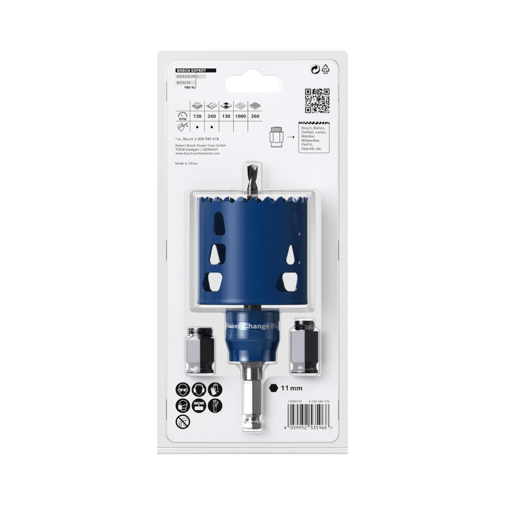 Kit scie-trépan Bosch EXPERT 2608900450 - Ø68 mm - boîtiers électriques