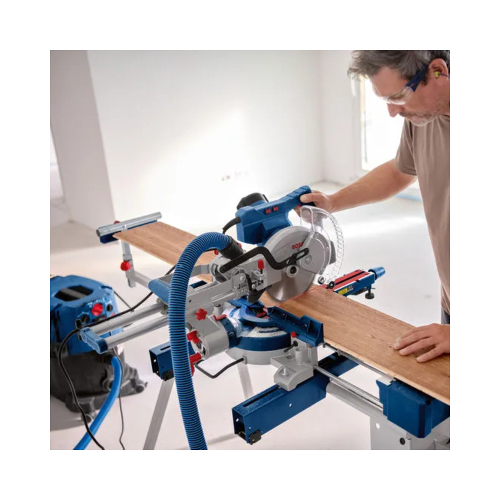 Scie à onglet radiale filaire Bosch 0601B49000 GCM 305-216 D - 1 200 W - 5.200 tr/min