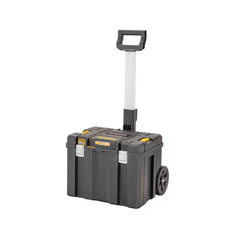 Coffret TSTAK IP54 grande contenance mobile avec poignée télescopique DeWalt DWST83347-1