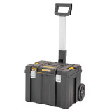Coffret TSTAK IP54 grande contenance mobile avec poignée télescopique DeWalt DWST83347-1