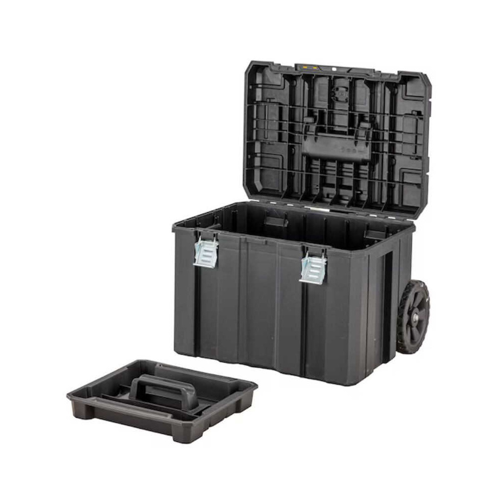 Coffret TSTAK IP54 grande contenance mobile avec poignée télescopique DeWalt DWST83347-1
