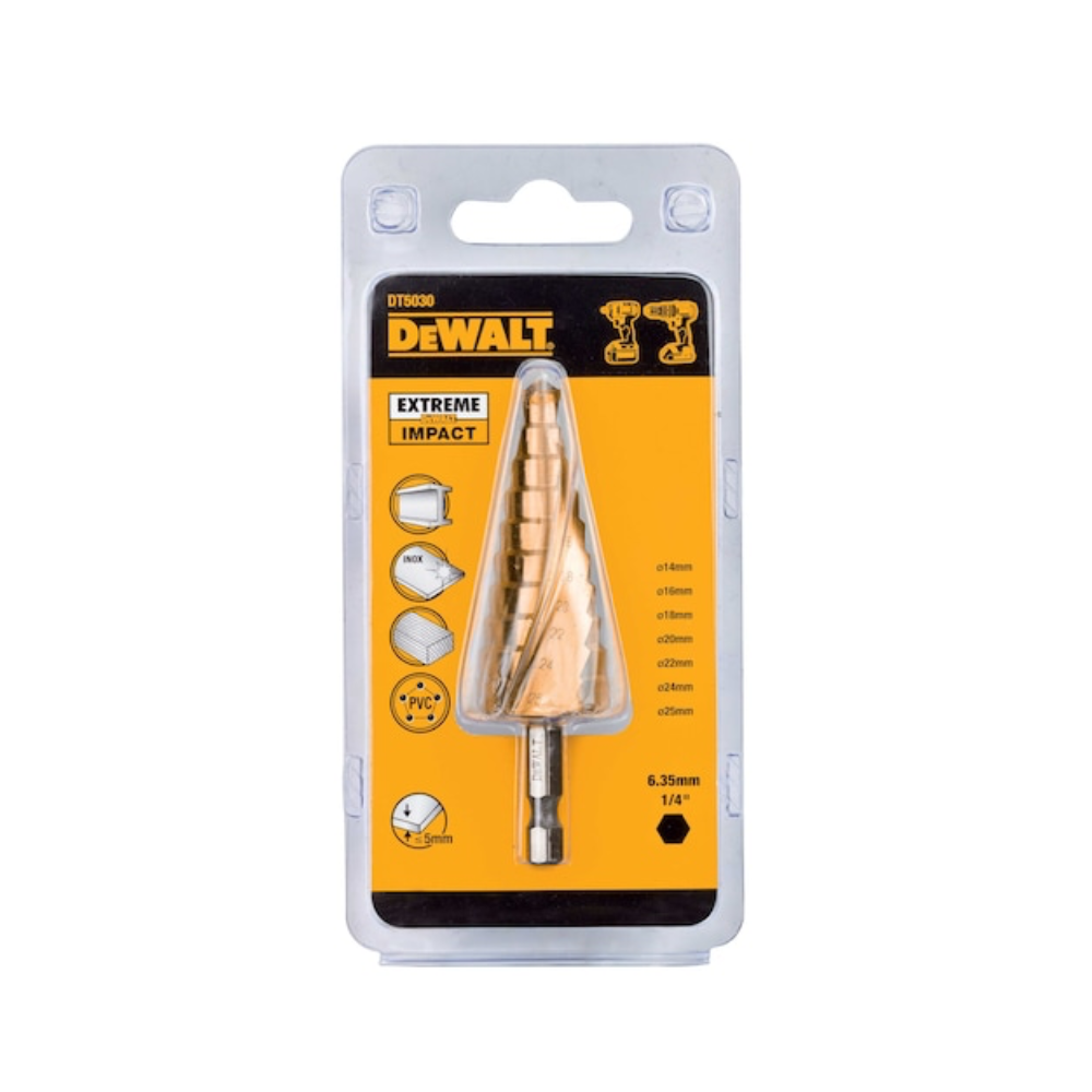 Fraise étagée impact 14-25 mm DeWalt DT5030-QZ