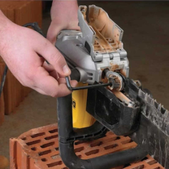 Scie Alligator filaire 1700 W DeWalt DWE398-QS - 430 mm