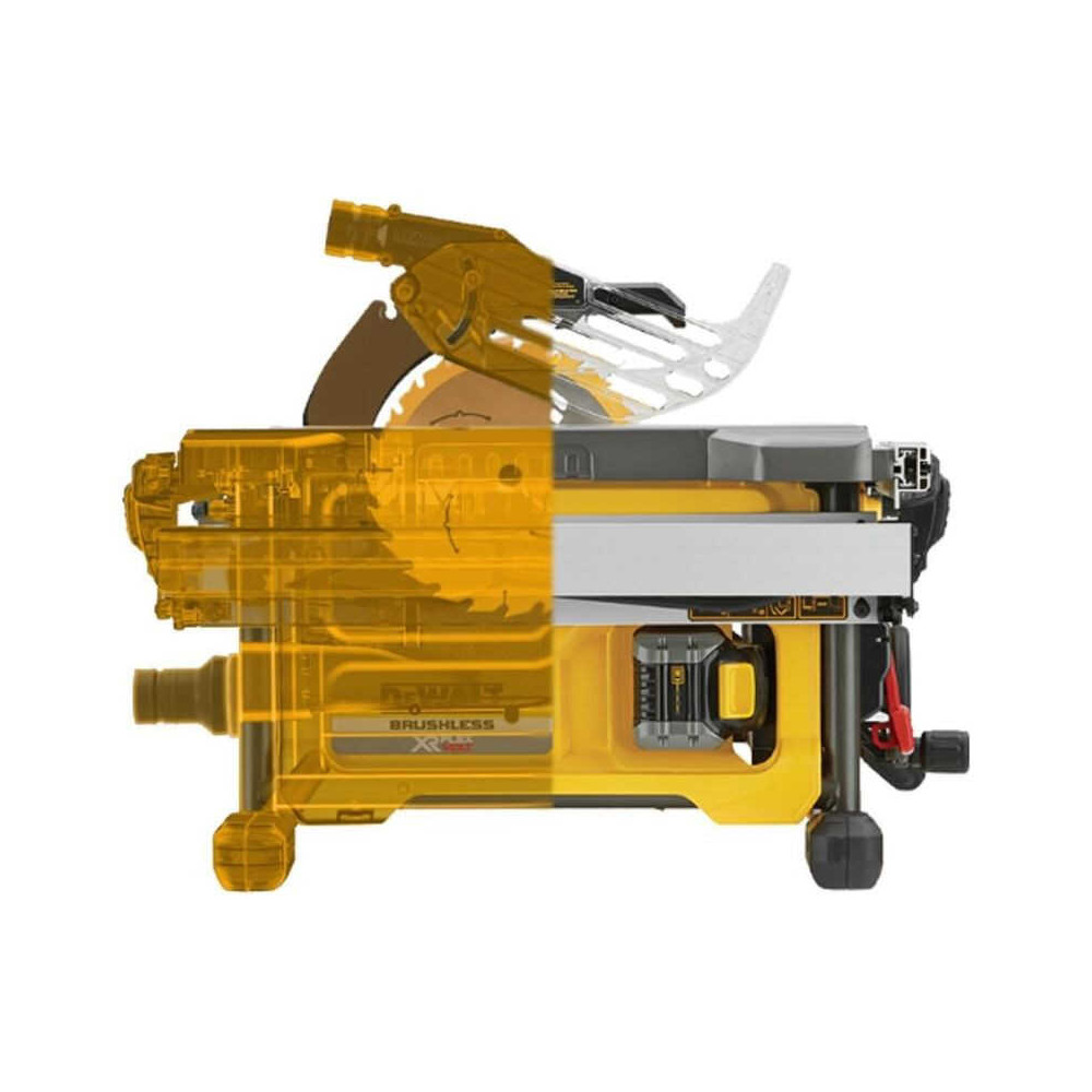 Scie circulaire sur table sans fil DeWalt DCS7485N - 54V XR - 210 mm - machine nue