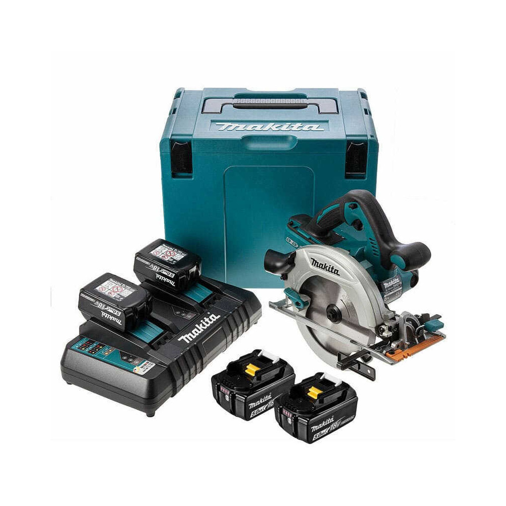Scie circulaire Makita DHS710PT4J 36V 4 x 5,0 Ah