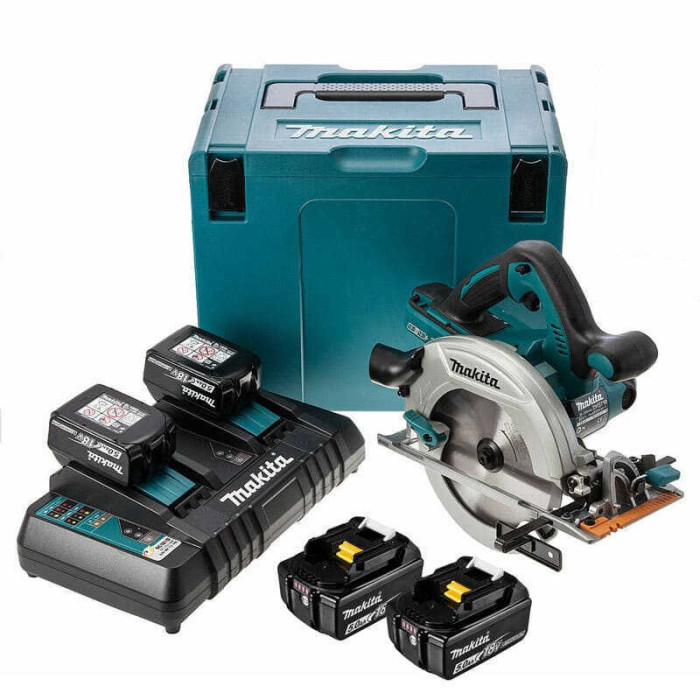 Scie circulaire Makita DHS710PT4J 36V 4 x 5,0 Ah