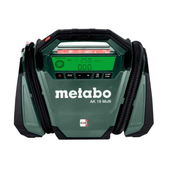 Compresseur sans fil Metabo 600794850 AK 18 Multi - 18V CAS