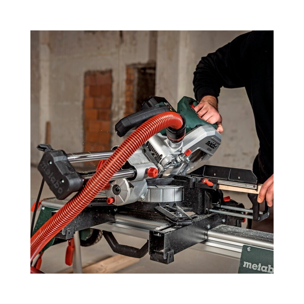 Scie à onglet radiale filaire Metabo 613254900 - 1450 W - Ø254 mm