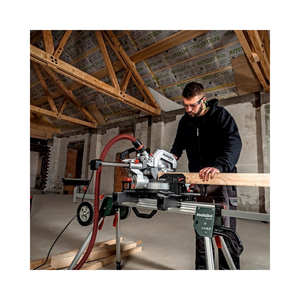 Scie à onglet radiale filaire Metabo 613254900 - 1450 W - Ø254 mm