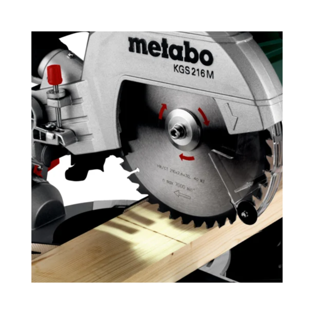 Scie à onglet radiale filaire Metabo 613216900 - 1200 W - Ø216 mm