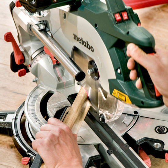 Scie à onglet radiale filaire Metabo 612216000 KGSV 72 Xact SYM - 1500 W - 216 mm