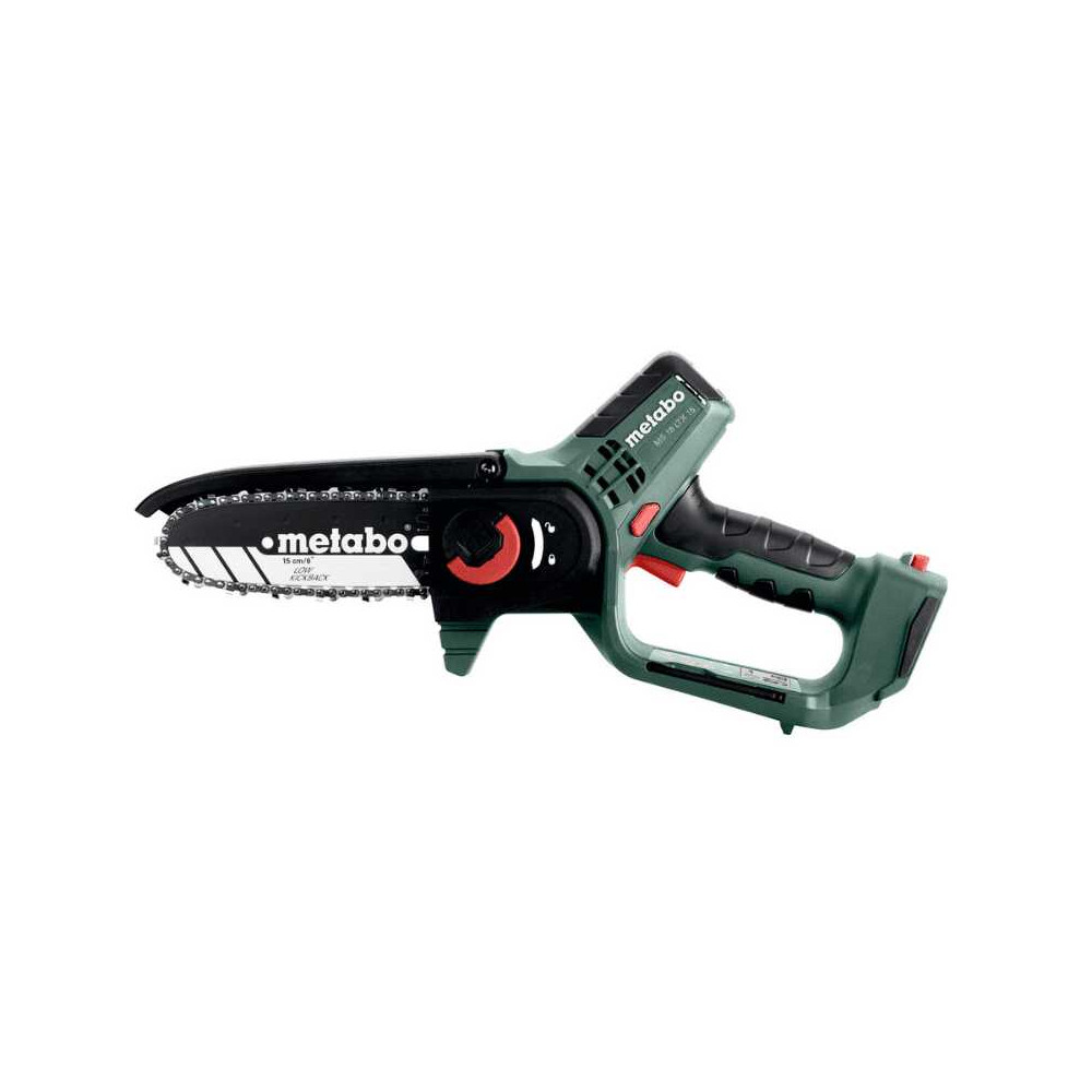 Scie à élaguer sans fil Metabo MS 18 LTX 15 600856840 - 18V - guide 15 cm - machine nue