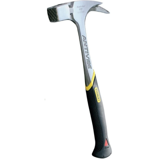 Marteau arrache-clou de charpentier, AntiVibe, manche acier monobloc, 600 g Stanley 1-51-937