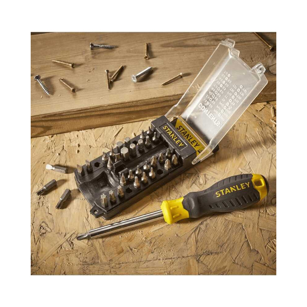 Coffret tournevis à cliquet + 34 embouts Stanley STHT0-70885 - coffret