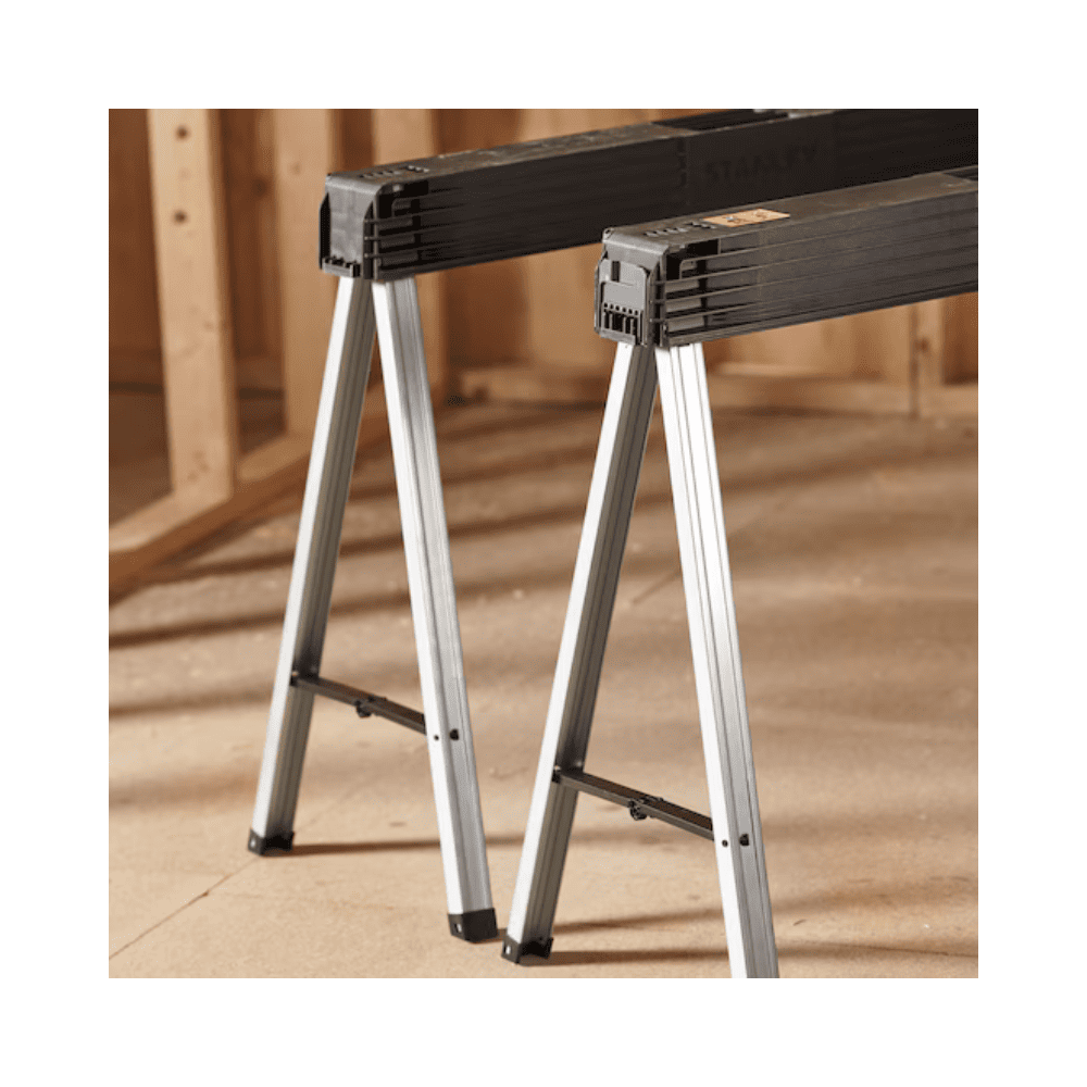 Tréteaux métalliques pliants (paire), capacité 340 kg MAX Stanley 1-97-475