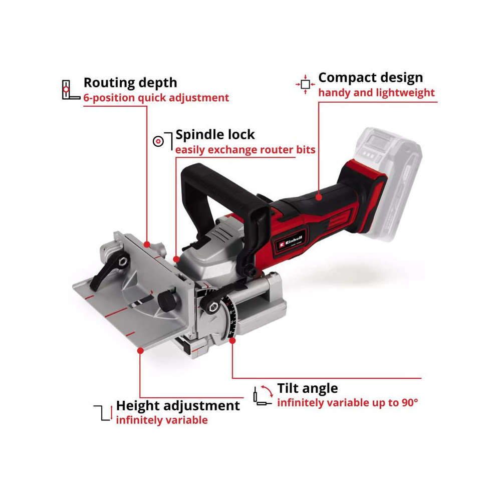 Fraiseuse à lamelles sans fil TE-BJ 18 Li - Solo Einhell 4350630