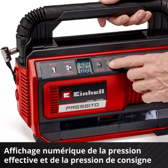 Compresseur sans fil Einhell 4020430 hybride PRESSITO 18/25 Hybride
