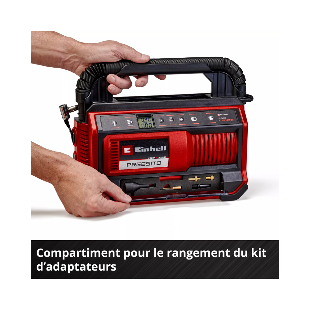 Compresseur sans fil Einhell 4020430 hybride PRESSITO 18/25 Hybride
