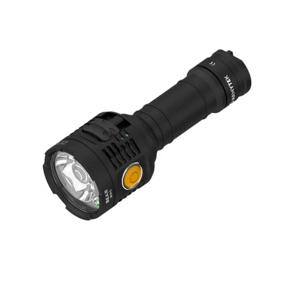 Lampe torche Armytek Bear WRG F09901C - 1 500 lm - lumière blanche, rouge et verte - batterie 21700