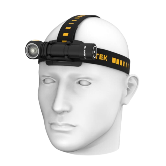 Lampe frontale Armytek Wizard C2 Pro F08701C - 2 500 lm - lumière froide - batterie 18650