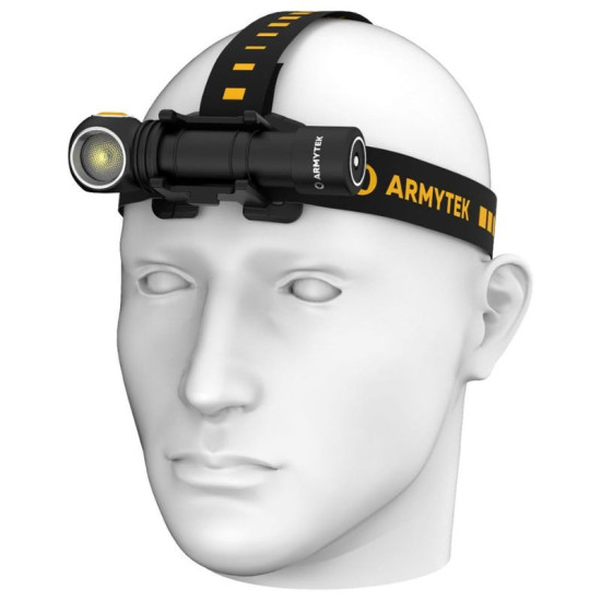Lampe frontale Armytek Wizard C2 Pro Nichia F06801W - 1 600 lm - lumière chaude - batterie 18650
