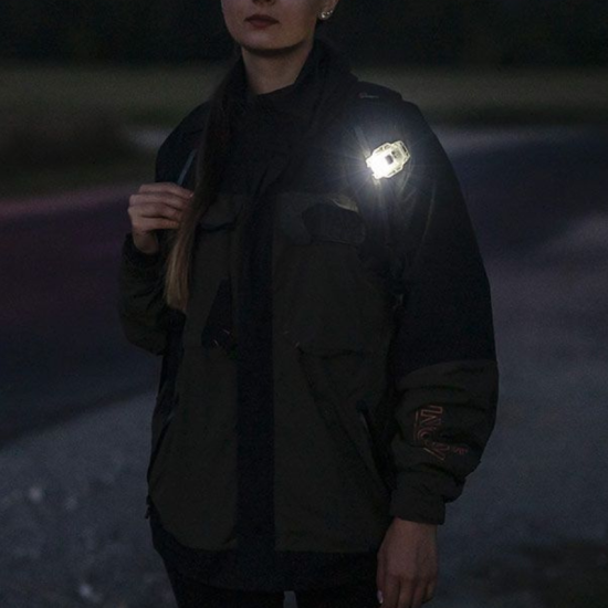 Lampe frontale multifonction Armytek Crystal WUV F07001GUV - 150 lm - lumière blanche et UV 365 nm - gris
